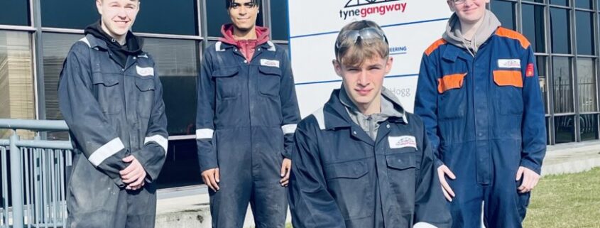 New Apprentices Join The Tyne Gangway Team
