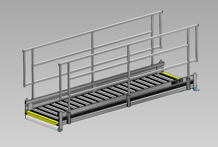 2. Solid Handrails Square