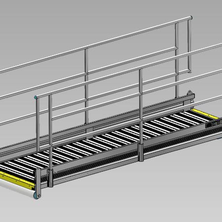 2. Solid Handrails Square